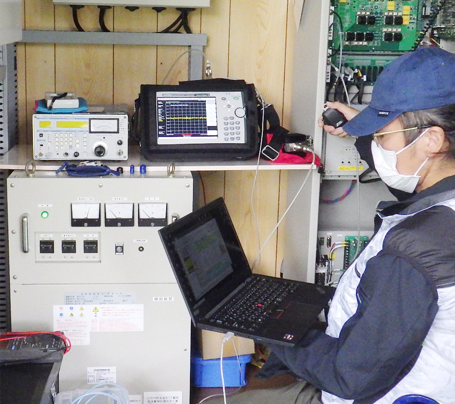 確認作業中の画像